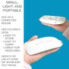 Alice & Bella Mini UV Nail Lamp - Portable USB LED Dryer for Semi-Cured Gel Strips, Travel Nail Curing Light, 90s Timer, Foldable Design view 4