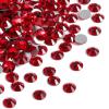 Beadsland 2880pcs Flat Back Crystal Rhinestones Round Gems for Nail Art and Craft Glue Fix,Dark Siam,SS16,3.8-4.0mm view 1