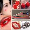 Beadsland 2880pcs Flat Back Crystal Rhinestones Round Gems for Nail Art and Craft Glue Fix,Light Siam,SS20,4.6-4.8mm view 4