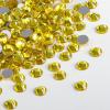 Beadsland 2880pcs Flat Back Crystal Rhinestones Round Gems for Nail Art and Craft Glue Fix,Lemon Yellow,SS20,4.6-4.8mm view 1