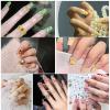 Beadsland 2880pcs Flat Back Crystal Rhinestones Round Gems for Nail Art and Craft Glue Fix,Lemon Yellow,SS20,4.6-4.8mm view 4