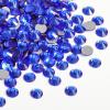 Beadsland 2880pcs Flat Back Crystal Rhinestones Round Gems for Nail Art and Craft Glue Fix,Sapphire,SS20,4.6-4.8mm view 1
