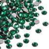 Beadsland 2880pcs Flat Back Crystal Rhinestones Round Gems for Nail Art and Craft Glue Fix,Emerald,SS20,4.6-4.8mm view 1