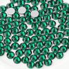 Beadsland 2880pcs Flat Back Crystal Rhinestones Round Gems for Nail Art and Craft Glue Fix,Emerald,SS16,3.8-4.0mm view 2