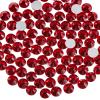 Beadsland 2880pcs Flat Back Crystal Rhinestones Round Gems for Nail Art and Craft Glue Fix,Dark Siam,SS20,4.6-4.8mm view 2