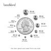 Beadsland 2880pcs Flat Back Crystal Rhinestones Round Gems for Nail Art and Craft Glue Fix, Crystal,SS16,3.8-4.0mm view 3