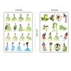 8 Sheets Princess Tiana Temporary Tattoos for Girls, Princess and the Frog Toys Party Favors for Baby Shower Birthday Party Decorations Supplies view 3