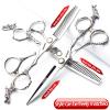 6/7/8/9 inch Professional Hair Cutting Thinning Scissors Barber Shears Hairdressing Salon Set (6-inch 3pc) view 2