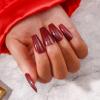 MLEN DIARY Press on Nails Coffin Medium Fake Nails Acrylic Full Cover Stick on Nails Valentines False Nails for Women and Girls (24 PCS) view 3