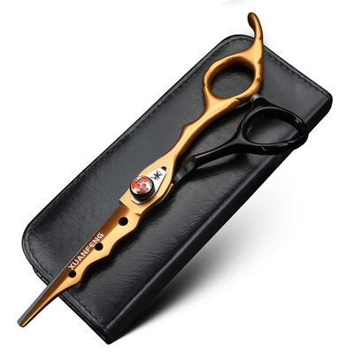 Elastic Screw Hair Clippers 6 inch JP9cr18 Steel Professional Hair Cutting Scissors and thinning Scissors, Hair Modeling Tool Scissors, Suitable for Families or Barber Shops (Cutting Scissors)