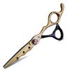 Elastic Screw Hair Clippers 6 inch JP9cr18 Steel Professional Hair Cutting Scissors and thinning Scissors, Hair Modeling Tool Scissors, Suitable for Families or Barber Shops (Cutting Scissors) view 2