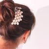 FZBNSRKO Flower Bride Wedding Hair Comb,4 Pack Rhinestone Hair Comb Bridal Flowers/Bows/Butterfly/Crowns/Leaves Hair Clips Accessories for Women and Girls(Random Color) view 4