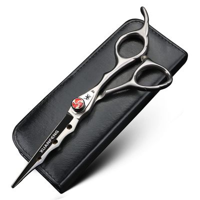 Elastic Screw Matte Hair Scissors 6 inch JP9cr18 Steel Professional Hair Cutting Scissors and thinning Scissors, Hair Modeling Tools Scissors, Suitable for Families or Barber Shops (Cutting Scissors)