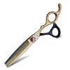 Elastic Screw Hair Clippers 6 inch JP9cr18 Steel Professional Hair Cutting Scissors and thinning Scissors, Hair Modeling Tool Scissors, Suitable for Families or Barber Shops (2 pcs) view 4