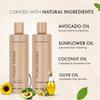 MOEHAIR Protein Infused Shampoo and Conditioner Set 12 Fl Oz | Strengtens Hair | Protein Shampoo for Dry and Damaged Hair | Nourishes, Smoothens and Reduces Frizz | Made in USA view 2