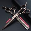 6/7/8/9 inch Hair Cutting Scissors Professional Home Haircutting Barber Salon Shears Kit with Case for Men/Women(lLarge) (6 inch 2pc-A) view 3