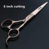 6/7/8/9 inch Hair Cutting Scissors Professional Home Haircutting Barber Salon Shears Kit with Case for Men/Women(lLarge) (6 inch 2pc-A) view 4