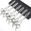SHARONDS Hairdressing Scissors Kits 5.5/6/6.5 inch Stainless Steel Hair Cutting Shears Set Thinning Hair Scissor Professional Barber Salon Home Shear Kit for Men Women (6 inch 6pc) view 1