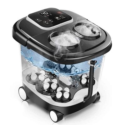 OJOINK Foot Bath Spa with Heat and Massage, Pedicure Foot Massager Spa, Foot Soak, Adjustable Time & Temperature, Foot Spa Bath Massager