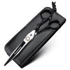 XUANFENG Dragon Handle Bearing Hair Scissors 6" 440C Steel Haircutting Scissors for Home or Barber Store Cutting Scissors and thinning Scissors (Black Cutting Scissors) view 1