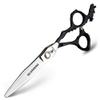 XUANFENG Dragon Handle Bearing Hair Scissors 6" 440C Steel Haircutting Scissors for Home or Barber Store Cutting Scissors and thinning Scissors (Black Cutting Scissors) view 2