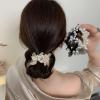 3 Pack Pearl Hair Tie Set Fashion Elastic Hair Accessories for Women Girls Clear Hair Band for Wedding Bridesmaid view 3