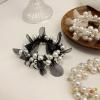 3 Pack Pearl Hair Tie Set Fashion Elastic Hair Accessories for Women Girls Clear Hair Band for Wedding Bridesmaid view 4