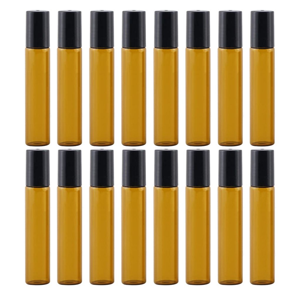 OSALADI 20pcs Refillable Roller Bottles Caps for Perfume and Travel Use Compact and Lightweight Design