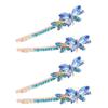 OSALADI 2pairs Rhinestone Butterfly Hair Clips for Women Barrettes Charming Accessories for Girls Styling for Parties and Everyday Wear view 1