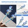 OSALADI 2pairs Rhinestone Butterfly Hair Clips for Women Barrettes Charming Accessories for Girls Styling for Parties and Everyday Wear view 4
