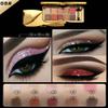Gold Eye Shadow Eyeshadow Palette Shimmer - 10 Colors Sparkly Eyeshadow Glitter Highly Pigmented Long Lasting Waterproof Sweatproof Professional Nudes Warm Natural Neutral Smoky Cosmetic Eye (#08) view 2