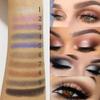 Gold Eye Shadow Eyeshadow Palette Shimmer - 10 Colors Sparkly Eyeshadow Glitter Highly Pigmented Long Lasting Waterproof Sweatproof Professional Nudes Warm Natural Neutral Smoky Cosmetic Eye (#08) view 3