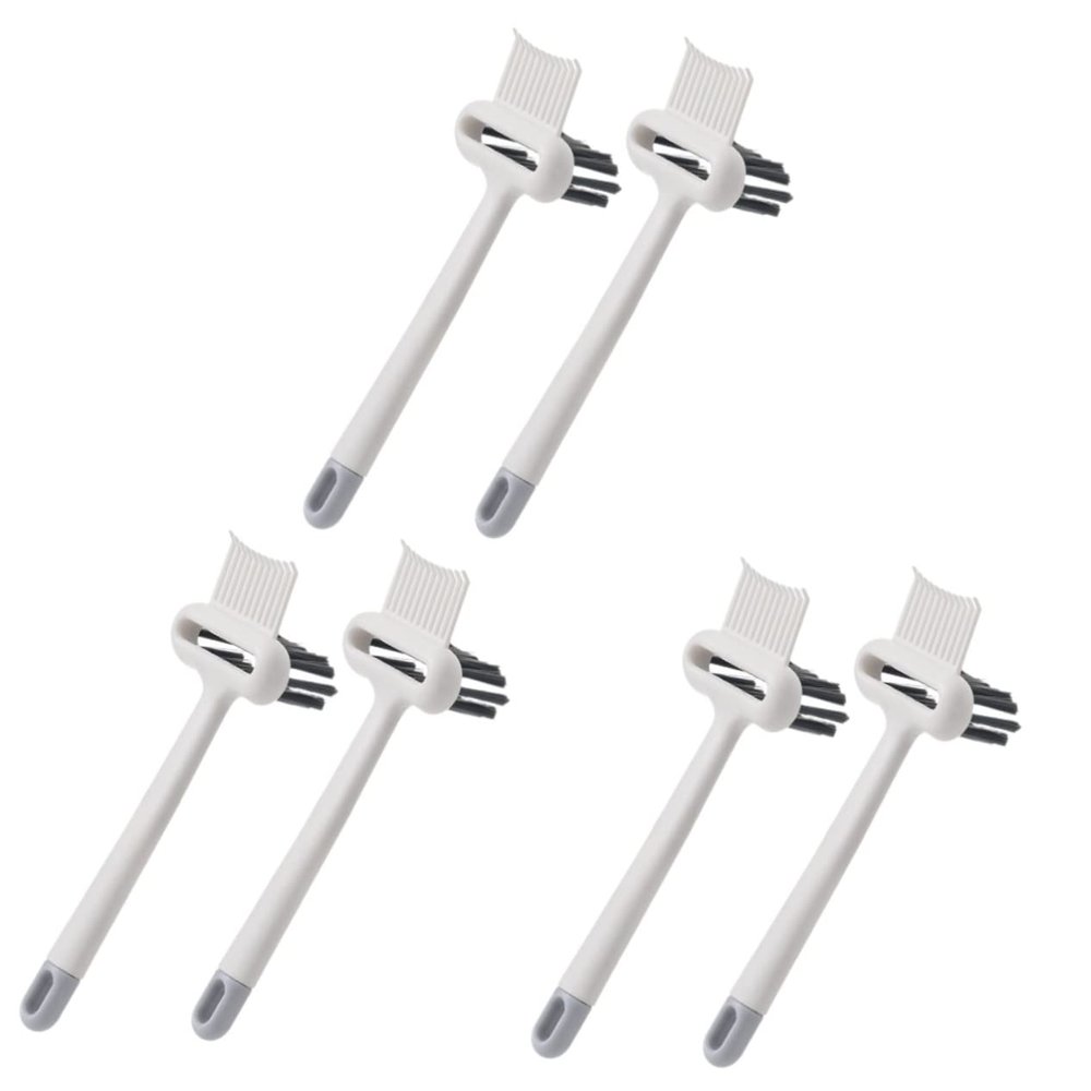 Healifty 6pcs Hair Brush Cleaner Tool Ergonomic Comb Cleaning Brush for Salon and Home Use Gentle Skin