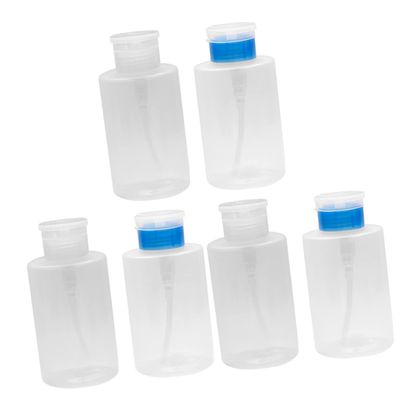 Beaupretty 6pcs Nail Polish Remover Bottles Leaf Liquid Dispenser for Beauty Liquids for Makeup Remover and Toner Storage