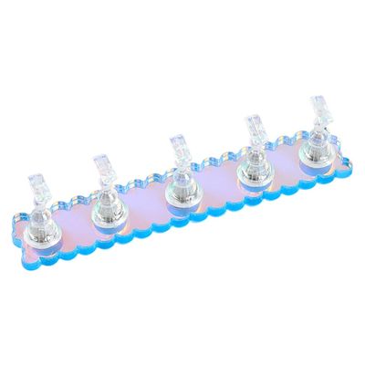 minkissy 1set Manicure Nail Display Stand and Convenient Rack for Nail Art Practice Smooth for Professional Salons