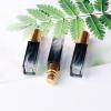 Newzoll 45pcs 10ml Mini Travel Spray Bottles Gradient Square Empty Small Glass Spray Bottle Refillable Perfume Fine Mist Liquid Dispenser for Essential Oils Makeup Skin Care (Gold Cap) view 3