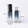 Newzoll 45pcs 10ml Mini Square Spray Bottle Glass Empty Spray Refillable Perfume Bottle Fine Mist Liquid Dispenser for Makeup Skin Care (Black Cap) view 2