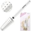 PANA 1-Way Volcano Carbide Bit 3/32" Shank Size - (Silver, Extra Coarse Grit) - Fast remove Acrylic or Hard Gel Nail Drill Bit for Manicure Pedicure Salon Professional or Beginner view 3