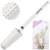 PANA 1-Way Volcano Carbide Bit 3/32" Shank Size - (Silver, Coarse Grit) - Fast Remove Acrylic or Hard Gel Nail Drill Bit for Manicure Pedicure Salon Professional or Beginner view 3