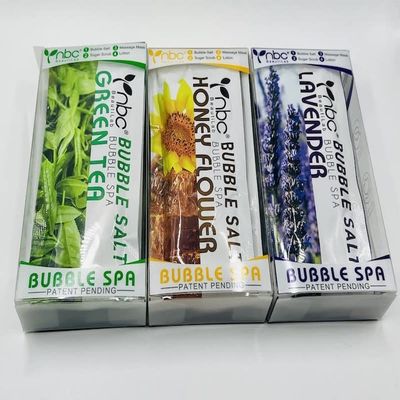 NBC Foot Care In a Box 4 Step Spa Pedicure Kit For Dry cracked Feet, 3 Set (green tea, honEY FLOWER, LAVENDER)