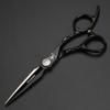 XUANFENG Black Handle 6" 440C Steel Hair Scissors haircutting Scissors for Home or Barber Store Cutting Scissors and thinning Scissors (2 pcs) view 3