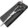 6/7 Hair cutting Scissors/Hair scissors - Hairdresser Scissors Barber Scissors Razor Sharp Stainless Steel Shear (Silver) (6-inch 2pc) view 2