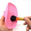 Luxshiny 1pc Makeup Brush Cleaning Pad Random Color Handheld Scrubber Dish for Washing Cleaning Plate for Women view 3