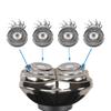 Shaver Replacement blades,Electric Razor Replacement head,4-Pack view 1