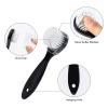 3 Pcs Facial Cleansing Brush, Useekoo Manual Face Brushes for Cleansing and Exfoliating, Face Scrubber to Massage, Deep Pore Exfoliation, Makeup Remove and Skin Care with Soft Bristles view 3