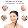 3 Pcs Facial Cleansing Brush, Useekoo Manual Face Brushes for Cleansing and Exfoliating, Face Scrubber to Massage, Deep Pore Exfoliation, Makeup Remove and Skin Care with Soft Bristles view 4