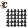100PCS Plastic Mini Clips Jaw Clips Non Slip Hair Clip Clamps Small Hair Crown Claws Pins Clamps for Girls and Women Claws Hair Clip Accessories view 4