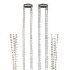 Lurrose 2pcs Decorative Hair Chains for Women Stylish Hair Accessories Tassels Material for Braids and Punk Style for Parties and Daily Wear view 1