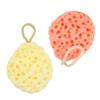 COHEALI 2pcs Honeycomb Bath Sponges for Exfoliating and Cleansing Yellow and Orange Colors for Body Scrubbing and Bathing view 4