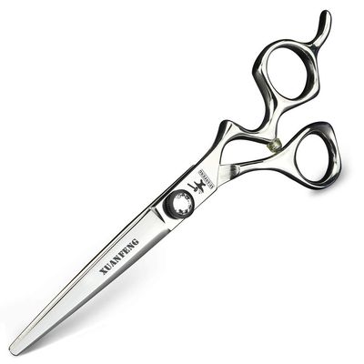 XUANFENG Comfort Grip 6" JP440C Steel Hair Scissors Haircutting Scissors for Home or Barber Store Cutting Scissors and thinning Scissors (Silver Cutting Scissors)